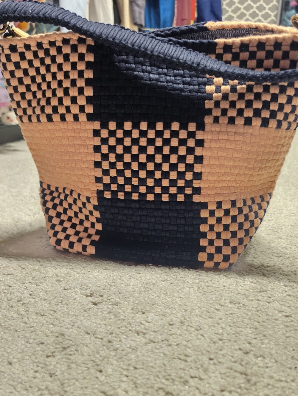 Nena & Co. Blush and Navy Blue Medium Hobo *Never Used*